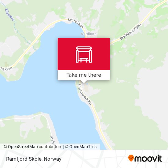 Ramfjord Skole map