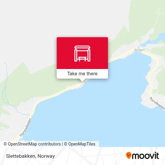 Slettebakken map