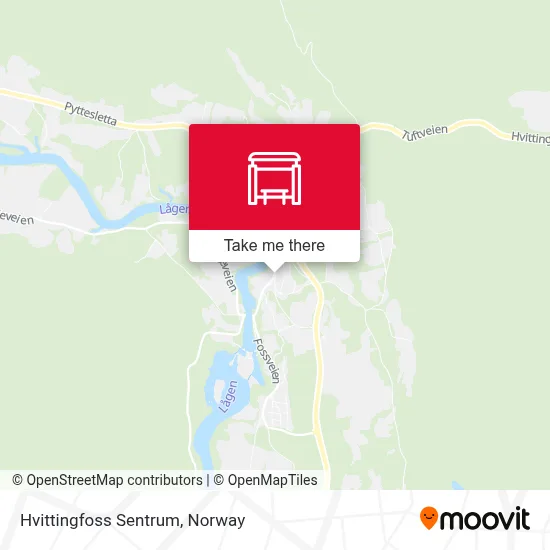 Hvittingfoss Sentrum map
