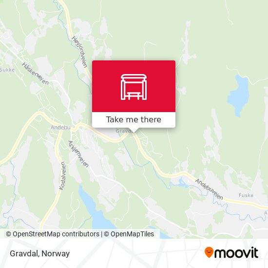 Gravdal map