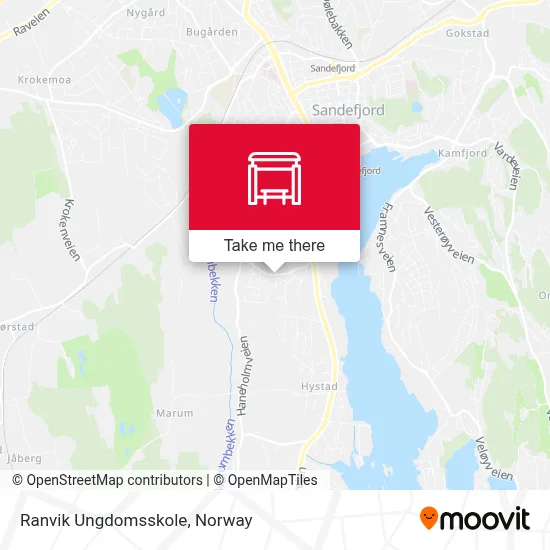 Ranvik Ungdomsskole map
