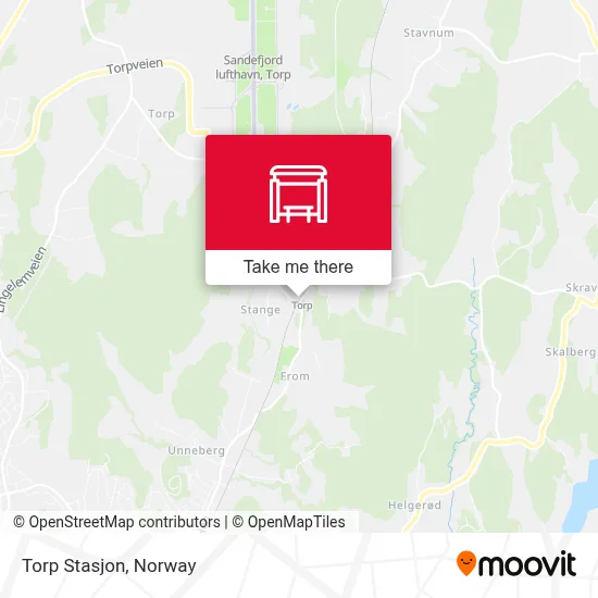 Torp Stasjon map