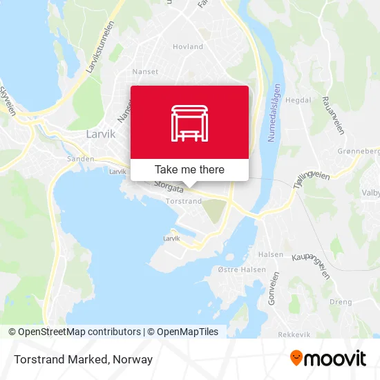Torstrand Marked map