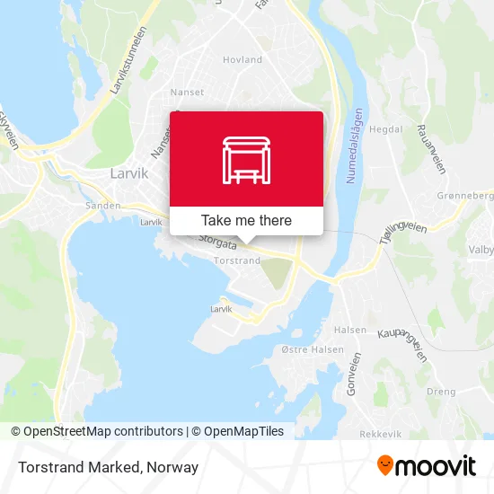 Torstrand Marked map