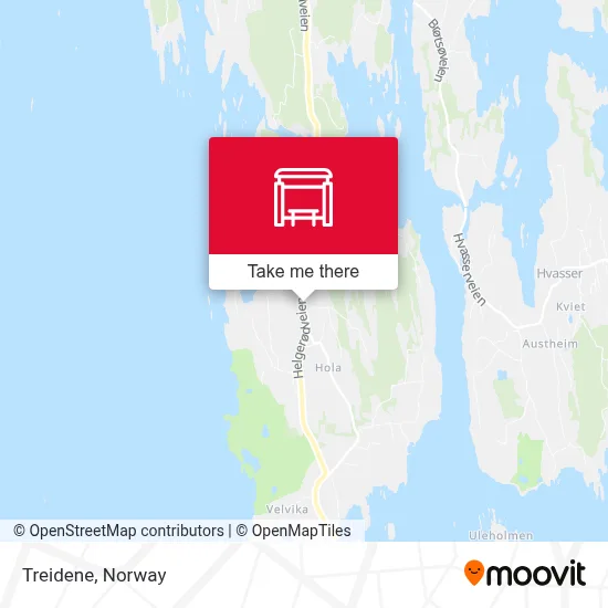 Treidene map