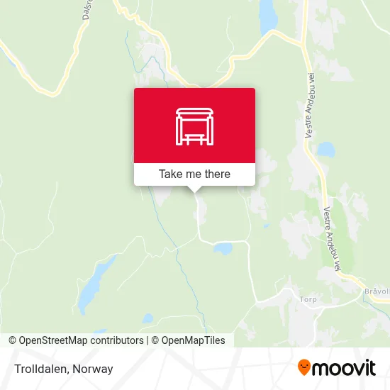 Trolldalen map