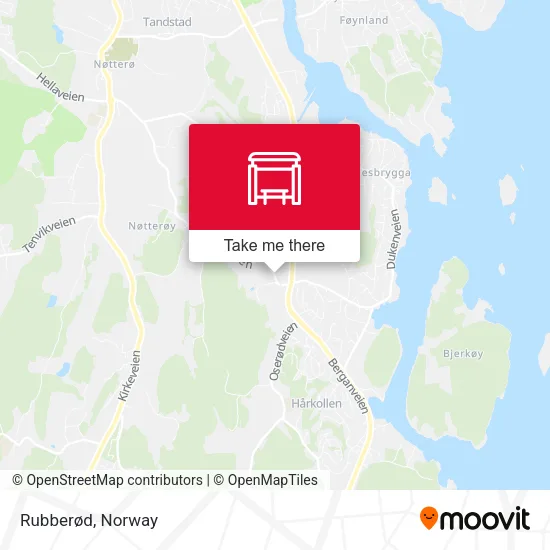 Rubberød map