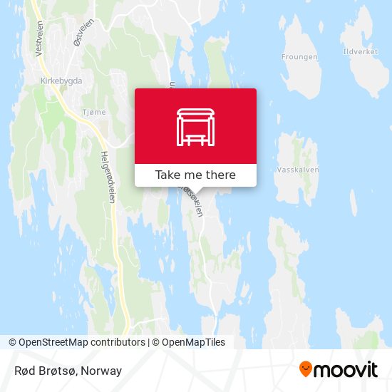 Rød Brøtsø map