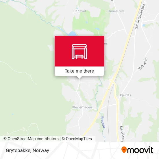 Grytebakke map