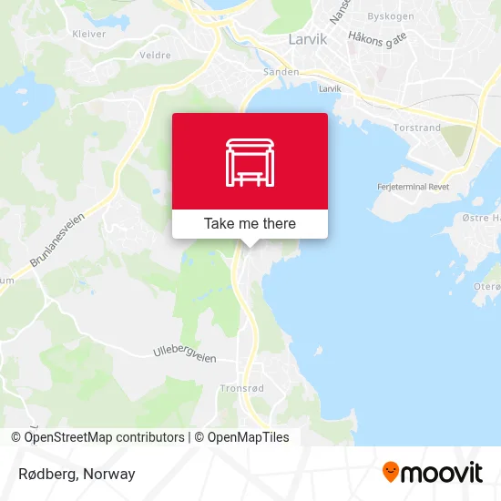 Rødberg map