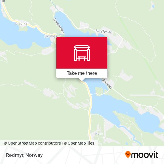 Rødmyr map