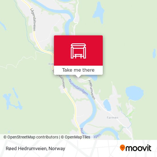 Røed Hedrumveien map