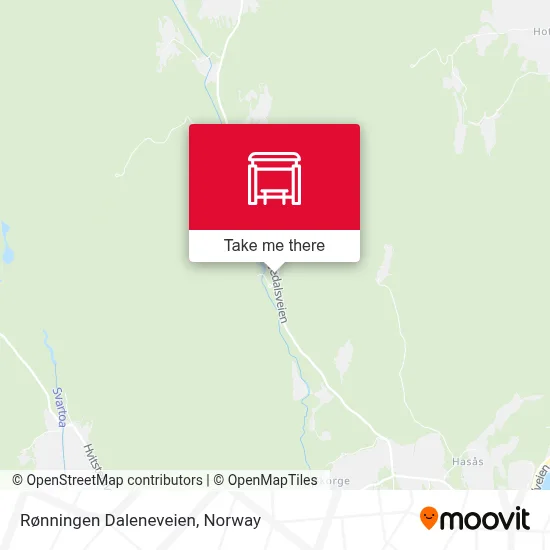 Rønningen Daleneveien map