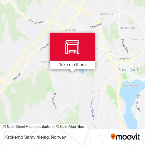 Krokemo Samvirkelag map