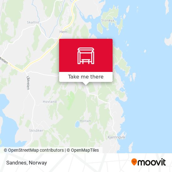 Sandnes map