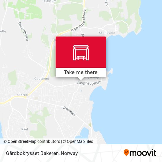 Gårdbokrysset Bakeren map
