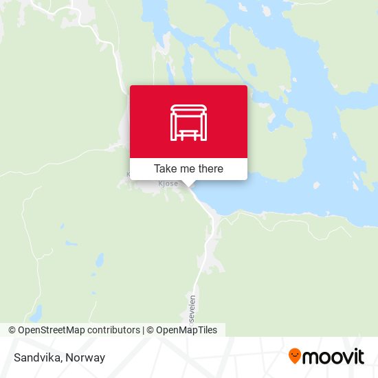 Sandvika map