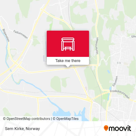 Sem Kirke map