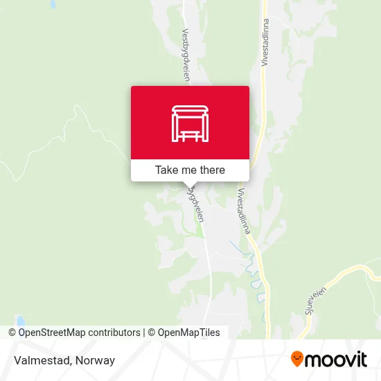 Valmestad map