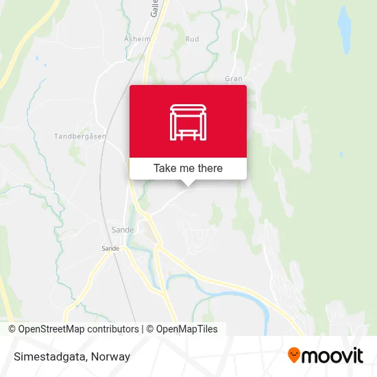 Simestadgata map