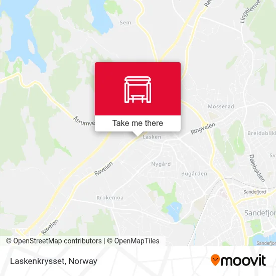 Laskenkrysset map