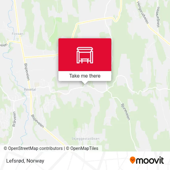 Lefsrød map