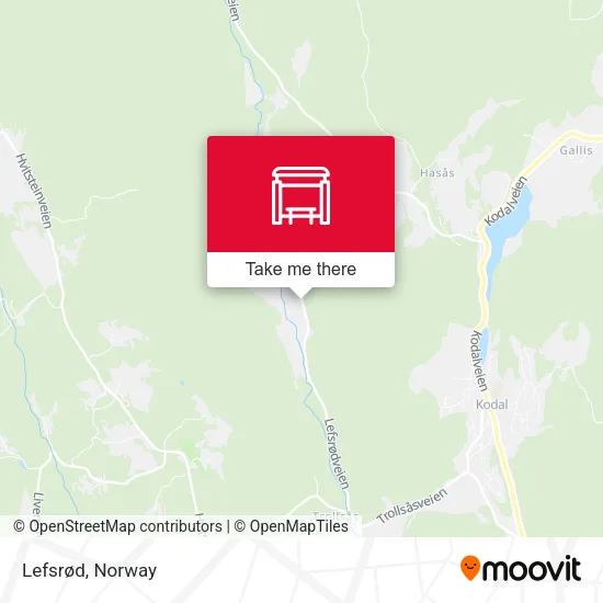 Lefsrød map