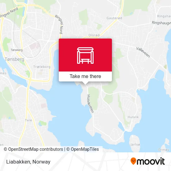 Liabakken map