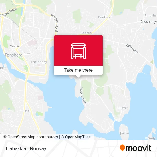 Liabakken map