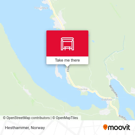 Hesthammer map