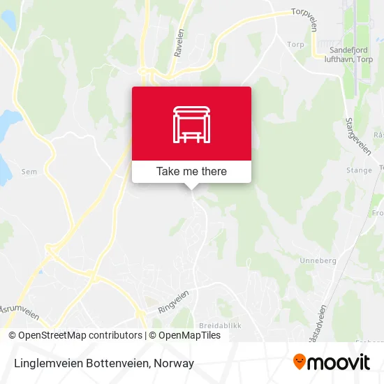 Linglemveien Bottenveien map