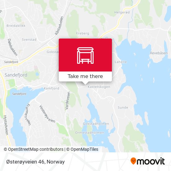 Østerøyveien 46 map