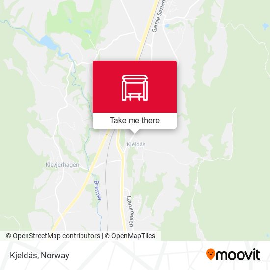 Kjeldås map