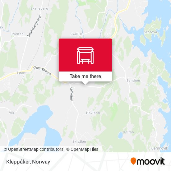 Kleppåker map