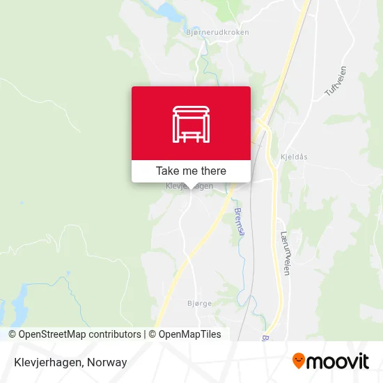 Klevjerhagen map