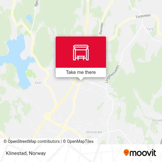 Klinestad map
