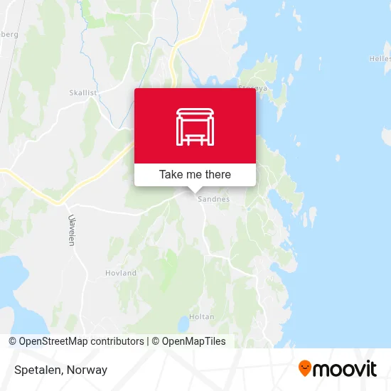 Spetalen map