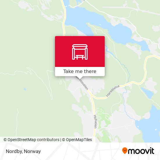 Nordby map