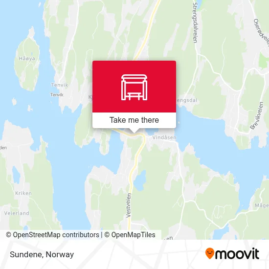 Sundene map