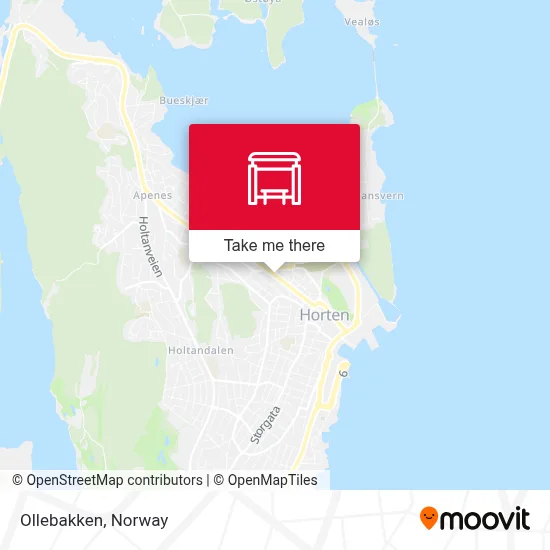 Ollebakken map
