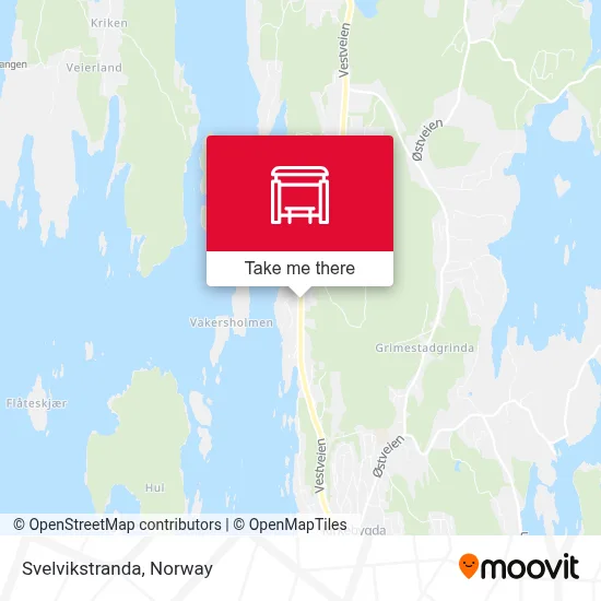 Svelvikstranda map