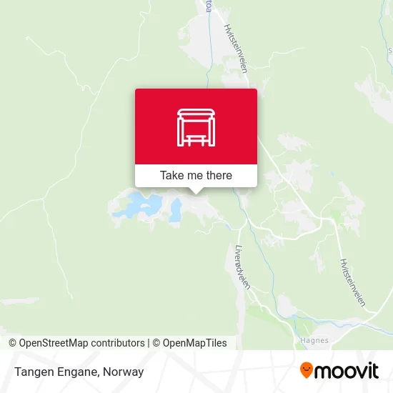 Tangen Engane map
