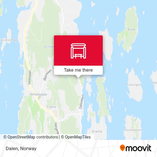 Dalen map