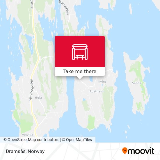 Dramsås map