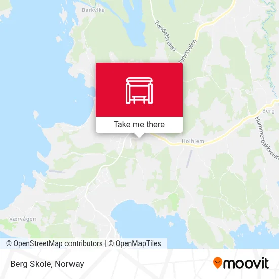 Berg Skole map