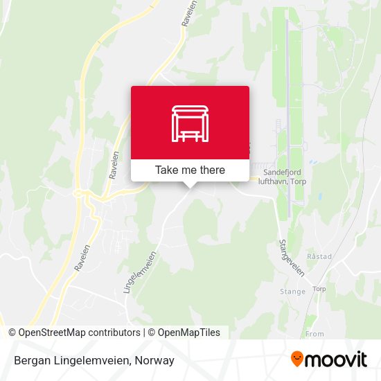 Bergan Lingelemveien map