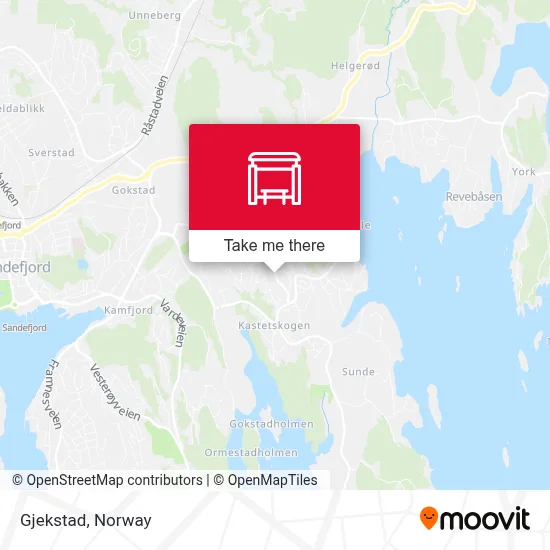 Gjekstad map