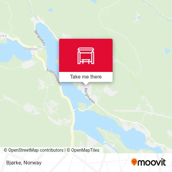 Bjørke map