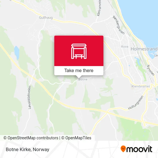 Botne Kirke map