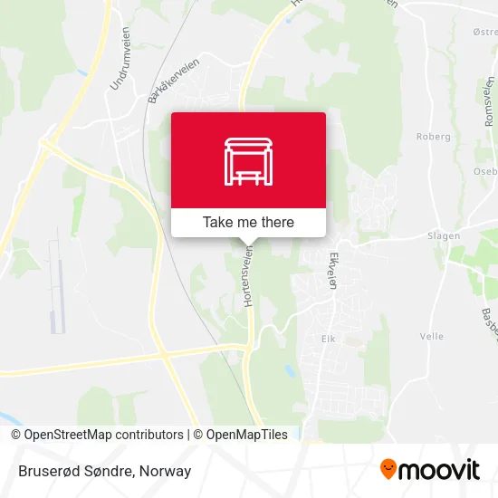 Bruserød Søndre map